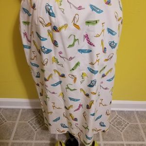 Sold-Colorful Midi Skirt